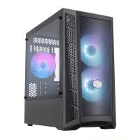 CM MasterBox MB311L 600W RGB 3x120mm Fanlı Tempered Glass pencereli Mesh ön Panel MicroATX Kasa - 1